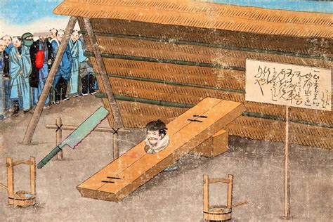 磔の刑 日本|首まで地面に埋め､通行人にのこぎりで挽かせる…江戸時代の庶。